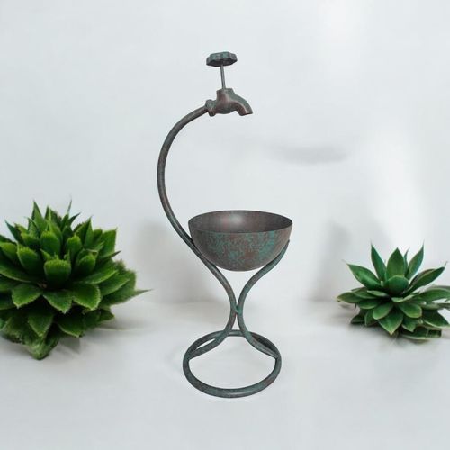 Charming 57CM Green Metal Planter – Perfect for Your Garden Oasis! - plants - express.com