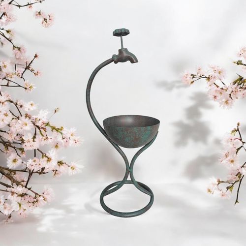 Charming 57CM Green Metal Planter – Perfect for Your Garden Oasis! - plants - express.com