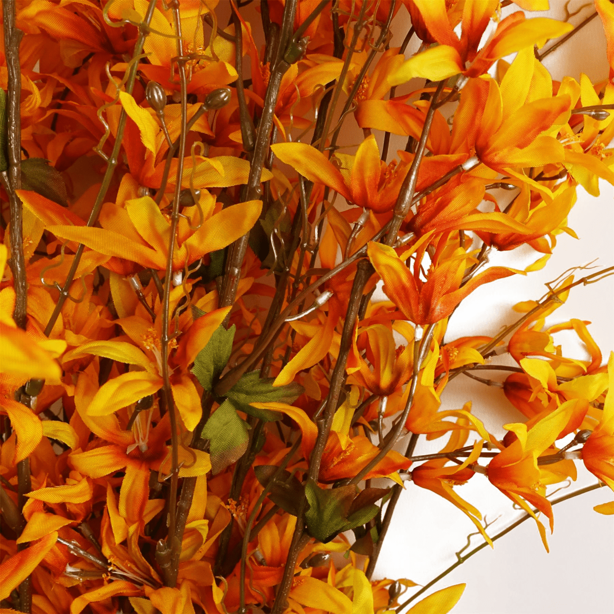 Charming 6 - Pack of 130cm Yellow Blossom Floral Sprays - Lifelike Elegance! - plants - express.com