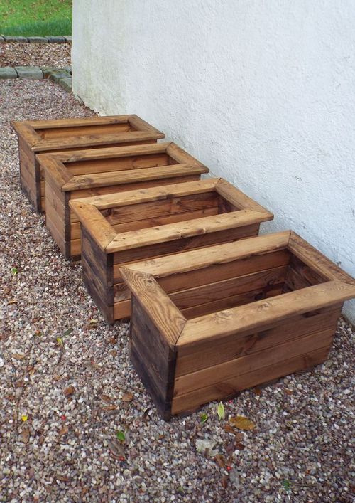 Classic Wooden Trough - Stylish, Durable, & Sustainably Made - plants - express.com