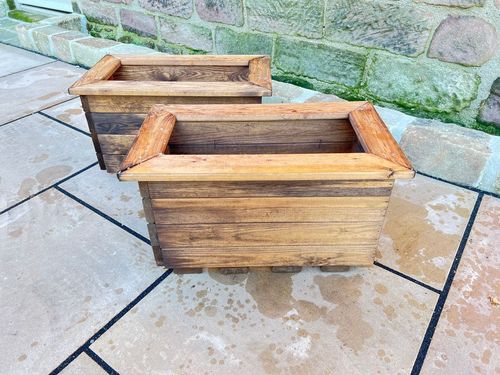 Classic Wooden Trough - Stylish, Durable, & Sustainably Made - plants - express.com