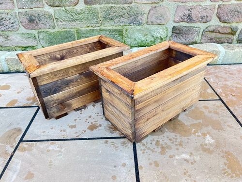Classic Wooden Trough - Stylish, Durable, & Sustainably Made - plants - express.com