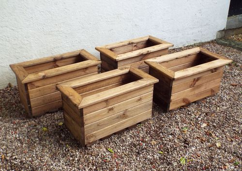 Classic Wooden Trough - Stylish, Durable, & Sustainably Made - plants - express.com
