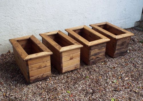 Classic Wooden Trough - Stylish, Durable, & Sustainably Made - plants - express.com
