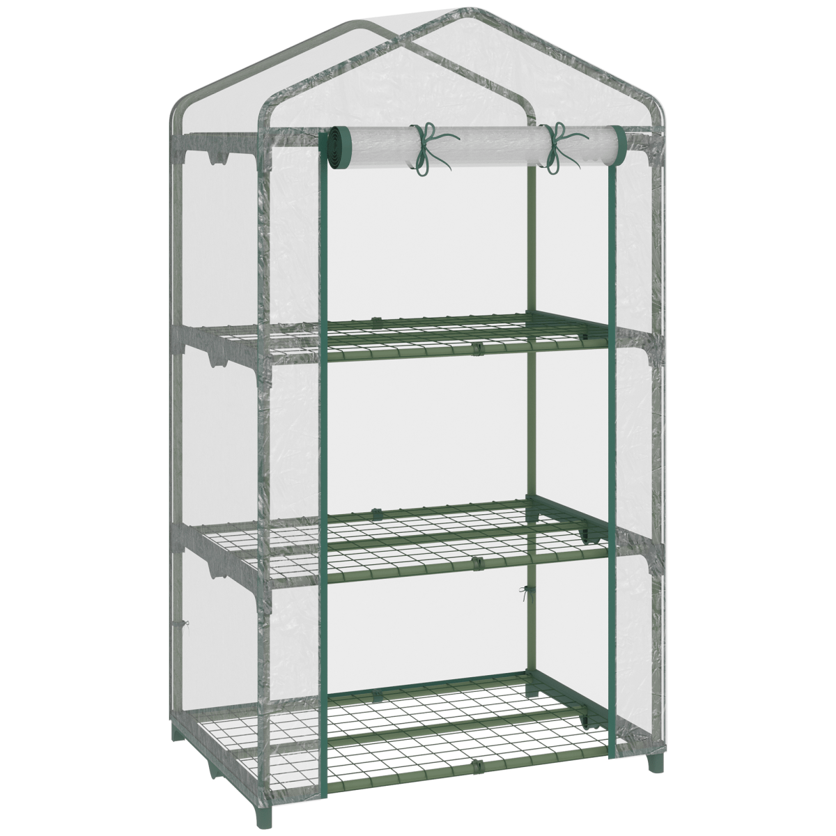 Compact Mini Greenhouse with 3 - Tier Shelves for Space - Saving Plant Care - plants - express.com
