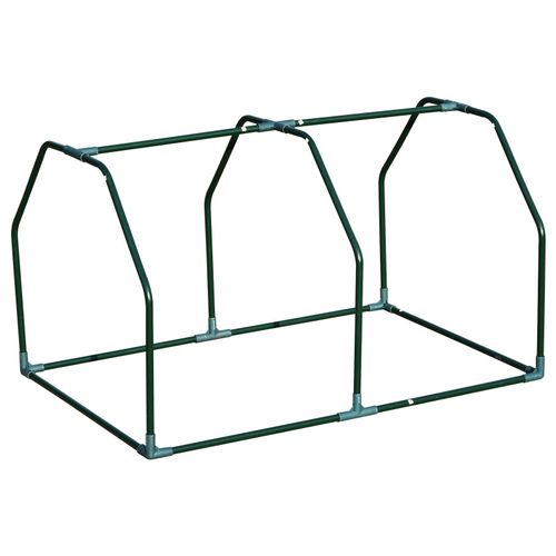 Compact White Mini Greenhouse: Durable PVC Cover & Steel Frame for Small Gardens - plants - express.com