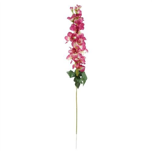 Dark Pink Delphinium Artificial Stem - Set of 6, 75cm Silk Flowers for Arrangements - plants - express.com