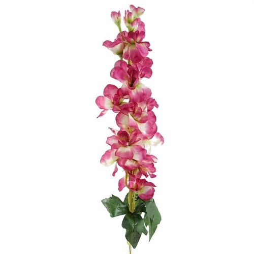Dark Pink Delphinium Artificial Stem - Set of 6, 75cm Silk Flowers for Arrangements - plants - express.com