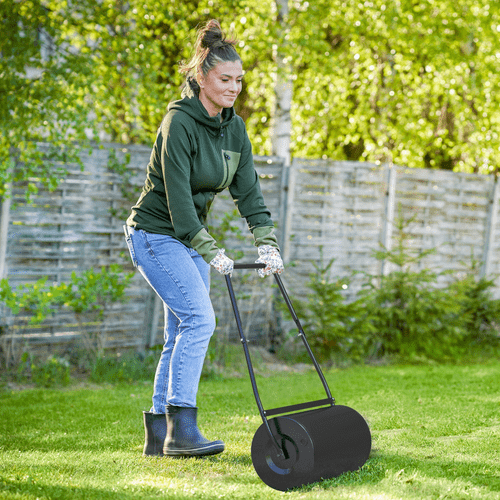 Durhand 38L Steel Lawn Roller - Adjustable Weight for Perfectly Flattened Grass! - plants - express.com