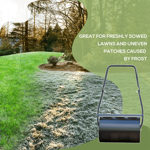 Durhand 38L Steel Lawn Roller - Adjustable Weight for Perfectly Flattened Grass! - plants - express.com