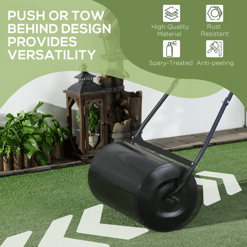 Durhand 38L Steel Lawn Roller - Adjustable Weight for Perfectly Flattened Grass! - plants - express.com