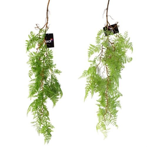 Elegant 100cm Artificial Hanging Maidenhair Fern - Lush Dark Green Beauty! - plants - express.com