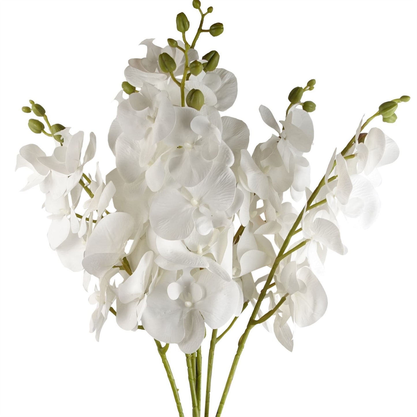 Elegant 100cm Artificial White Phalaenopsis Orchid Stem - Perfect for Arrangements! - plants - express.com