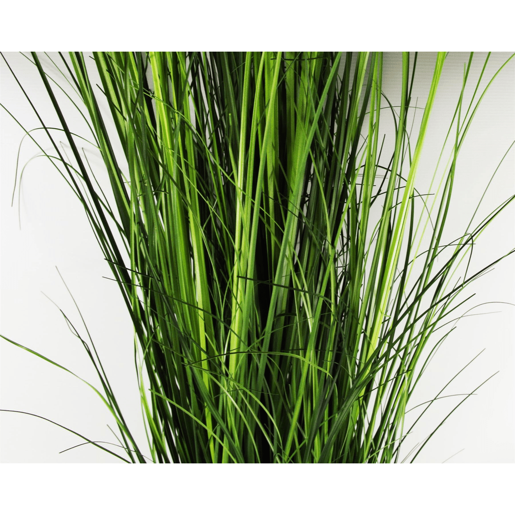 Elegant 130cm Artificial Onion Grass in Stylish Copper Metal Planter - plants - express.com