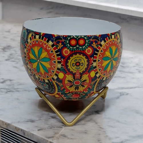 Elegant 13CM Iron Planter on Stand - Durable & Stylish Indoor Décor - plants - express.com