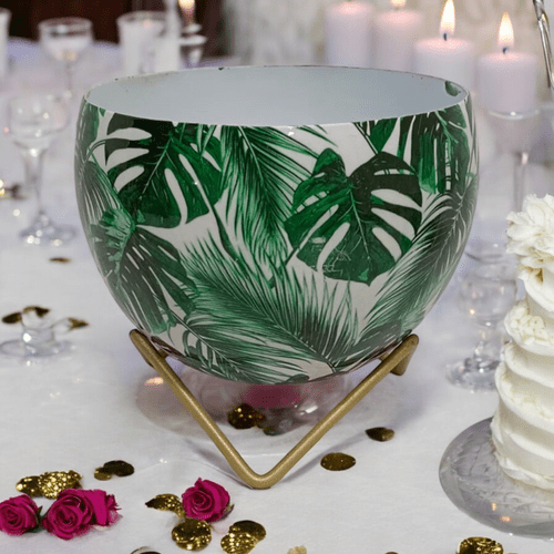 Elegant 13CM Iron Planter with Chic Stand - A Touch of Nature Redefined! - plants - express.com