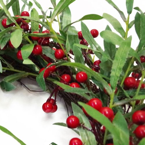 Elegant 24" Luxury Mistletoe & Berry Wreath - Perfect for Holiday Décor! - plants - express.com
