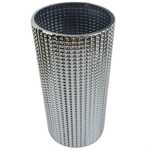 Elegant 30cm Silver Dot Glass Vase for Stunning Floral Displays - plants - express.com