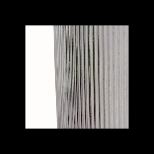 Elegant 31cm Clear Ridged Glass Vase - Perfect for Floral Displays - plants - express.com
