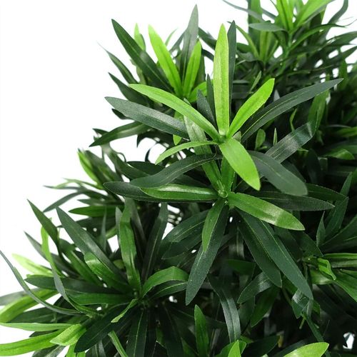 Elegant 40cm Artificial Podocarpus Bush - Lush Leaves, Realistic Design! - plants - express.com