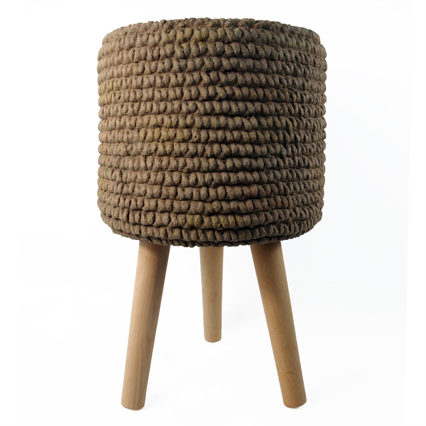 Elegant 53cm Seagrass - Style Large Fiberglass Planter - Perfect for Any Space! - plants - express.com