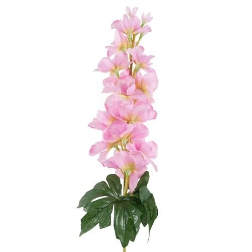 Elegant 75cm Pink Delphinium Artificial Flower Stem - Set of 6 - plants - express.com