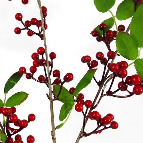 Elegant 80cm Artificial Red Berry Sprays - Perfect for Festive Decor! - plants - express.com