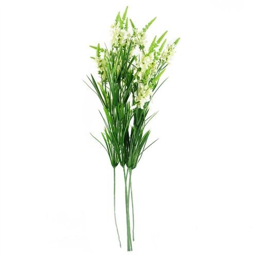Elegant Pack of 6 White Larkspur Artificial Stems - 80cm Beauty for Arrangements! - plants - express.com