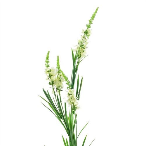 Elegant Pack of 6 White Larkspur Artificial Stems - 80cm Beauty for Arrangements! - plants - express.com