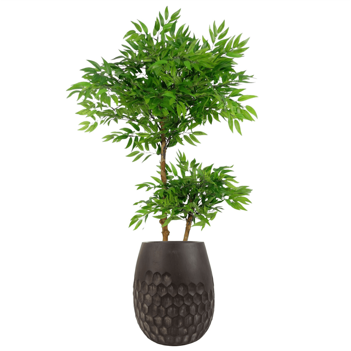 Elegant Rustic Honeycomb Composite Planter - 32cm x 27cm, Indoor & Outdoor Use - plants - express.com