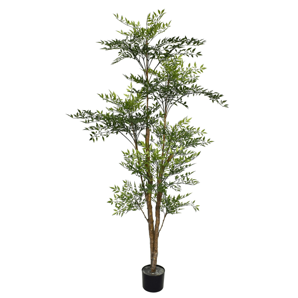 Flame - Resistant 165cm Nandina Tree - 4857 Lush Leaves, No Maintenance Needed - plants - express.com