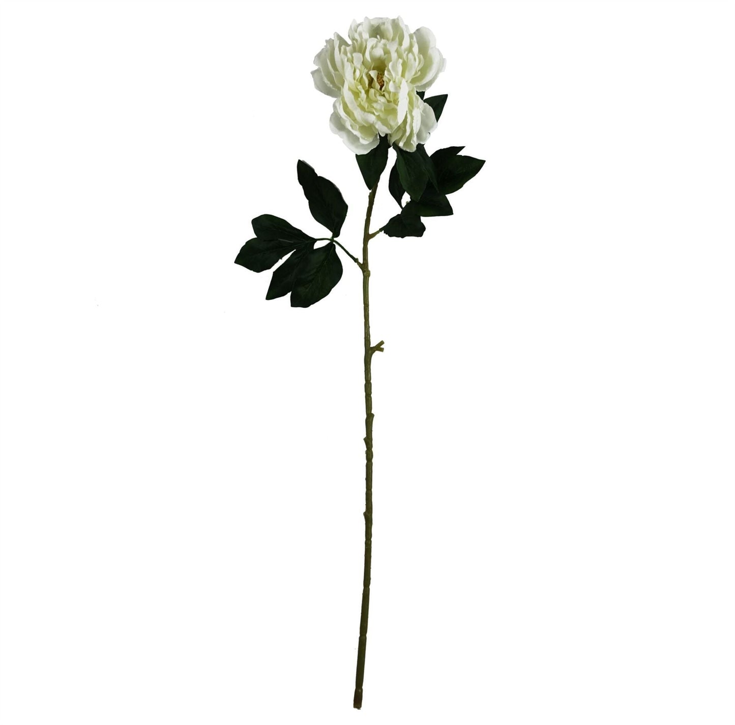 Lifelike 80cm Artificial White Peony Stem - Perfect for Stunning Arrangements! - plants - express.com