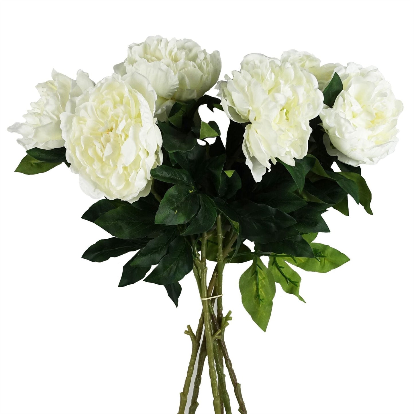 Lifelike 80cm Artificial White Peony Stem - Perfect for Stunning Arrangements! - plants - express.com