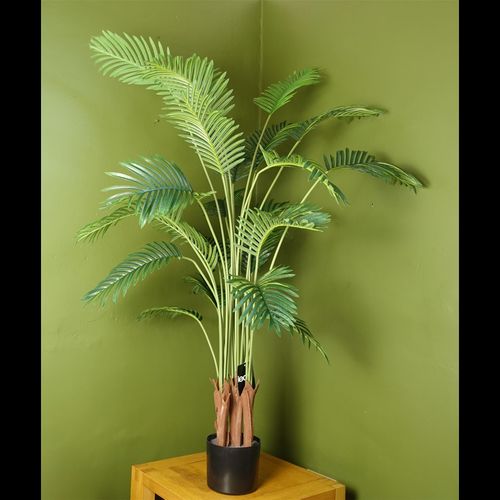 Luxurious 150cm Artificial Areca Palm Tree in Stylish Black Pot - plants - express.com