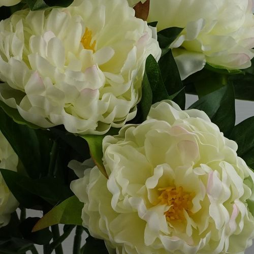 Luxurious 55cm Artificial White Peony Plant – Effortless Elegance for Any Space - plants - express.com