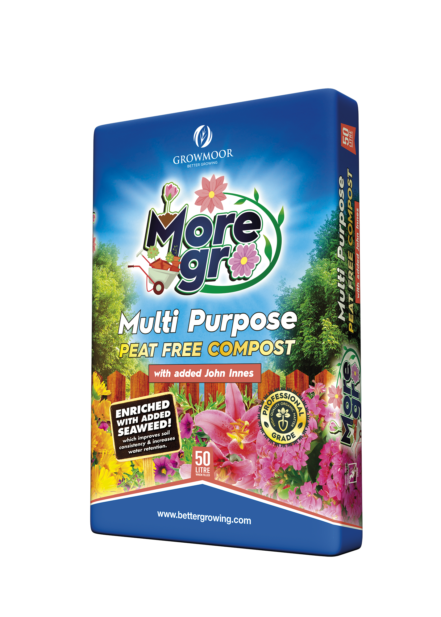 More Gro Peat Free Multipurpose with Added John Innes 50L - plants - express.com