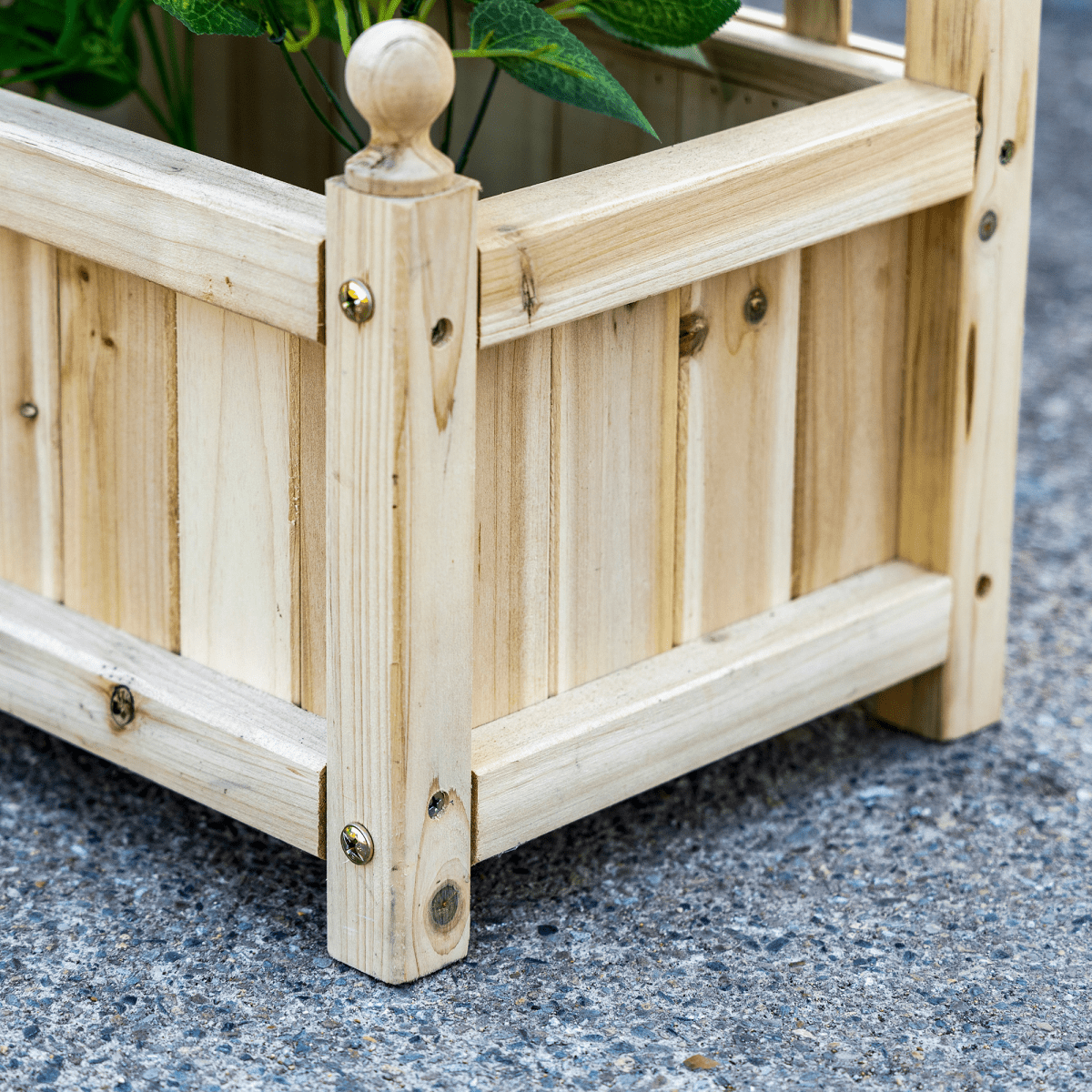 Outsunny Vertical Garden Bed with Trellis – Space - Saving Planter for Home & Outdoors - plants - express.com