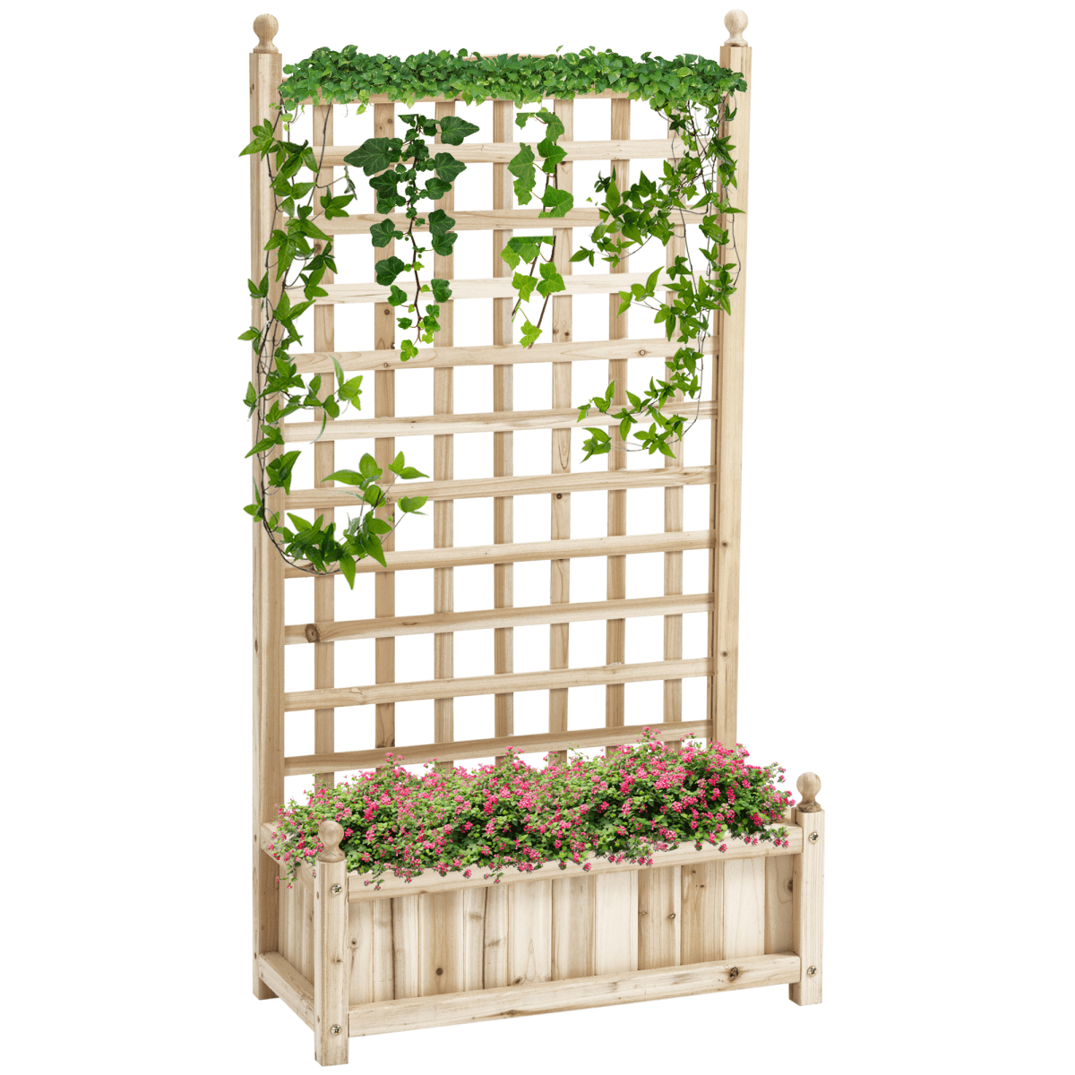 Outsunny Vertical Garden Bed with Trellis – Space - Saving Planter for Home & Outdoors - plants - express.com