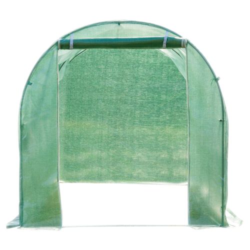 Outsunny Walk - In Polytunnel Greenhouse with Zip Door & Eight Ventilating Windows - plants - express.com