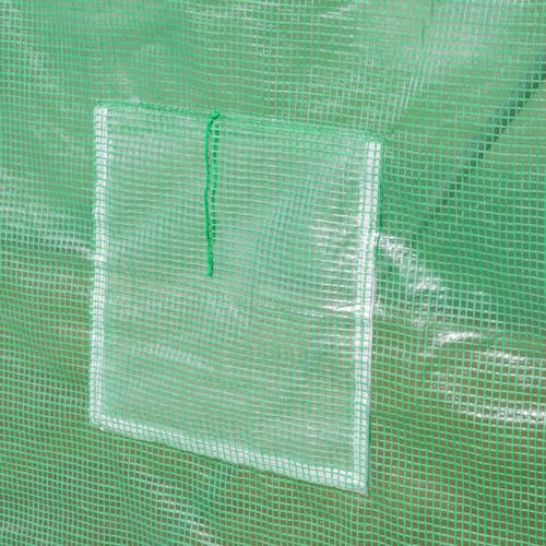 Outsunny Walk - In Polytunnel Greenhouse with Zip Door & Eight Ventilating Windows - plants - express.com