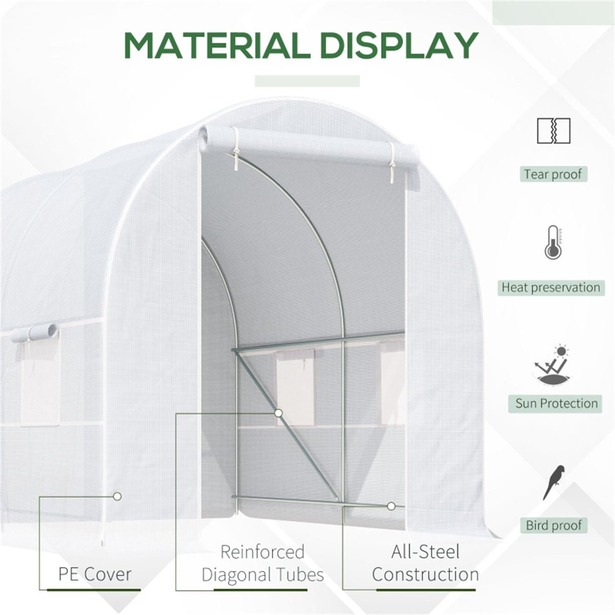 Polytunnel Greenhouse、Walk - in Green House - plants - express.com