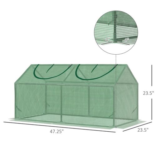 Portable Mini Walk - in Greenhouse: Extend Your Growing Season Anywhere! - plants - express.com