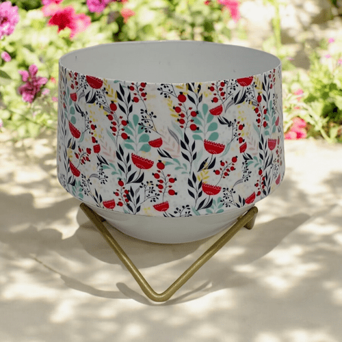 Premium 13CM Iron Planter on Stand - Elevate Your Greenery with Style - plants - express.com