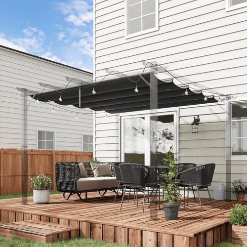 Premium Replacement Canopy for 3x3m Pergola - Stylish Grey Shade Cover - plants - express.com
