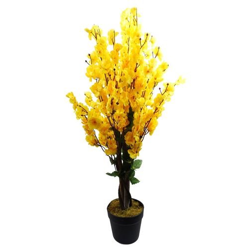 Radiant 90cm Artificial Yellow Blossom Tree – Perfect for Year - Round Elegance! - plants - express.com