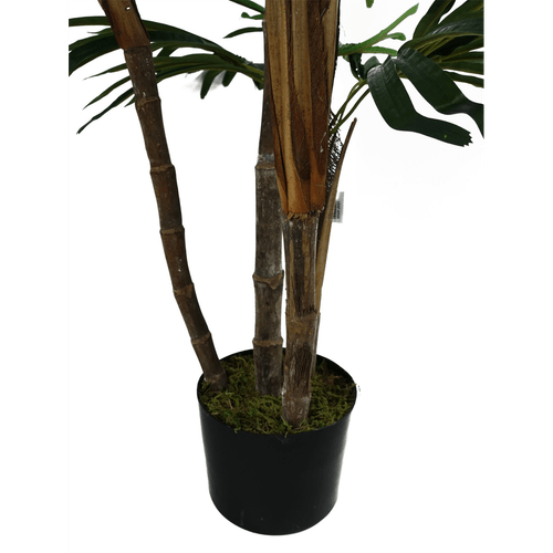 Realistic 100cm Raphis Palm Artificial Tree - Lifelike Silk Leaves & Adjustable! - plants - express.com