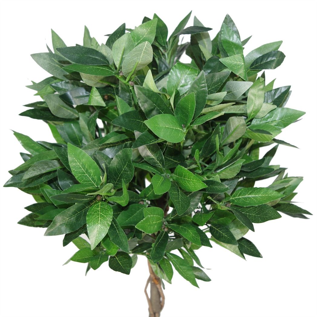 Realistic 120cm Artificial Bay Laurel Ball Tree - No Maintenance Required! - plants - express.com