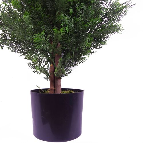Realistic 120cm Artificial Cedar Tree - Stunning Indoor/Outdoor Topiary - plants - express.com