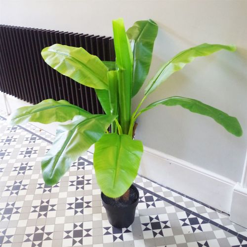 Realistic 120cm Tropical Artificial Banana Plant - Perfect for Home Decor! - plants - express.com