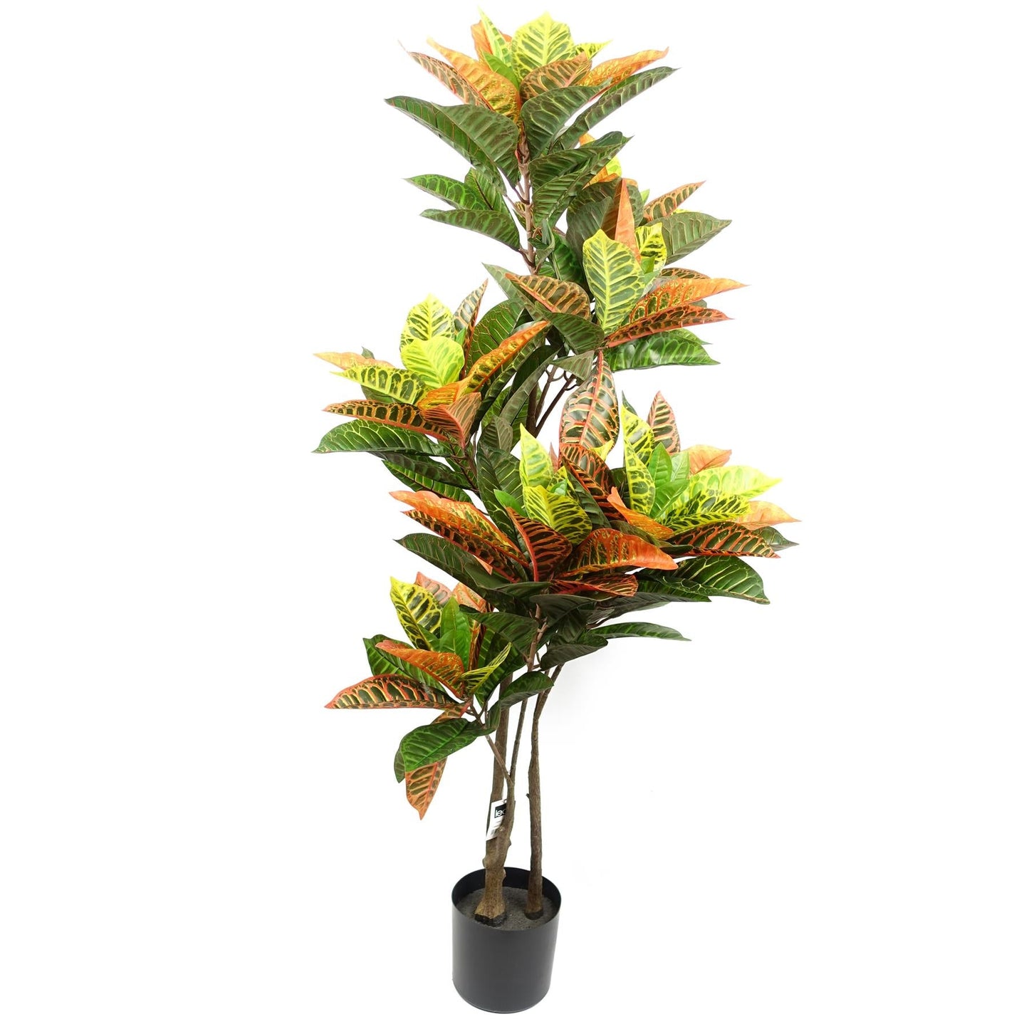 Realistic 140cm Artificial Codiaeum Tree - Lush Green Foliage, Perfect Decor! - plants - express.com